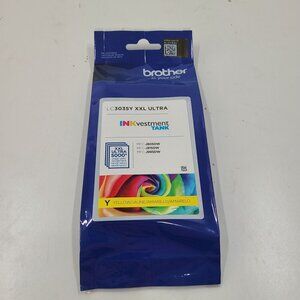 Brother Genuine LC3035Y, Single Pack Ultra High-Yield Yellow INKvestment Tank In